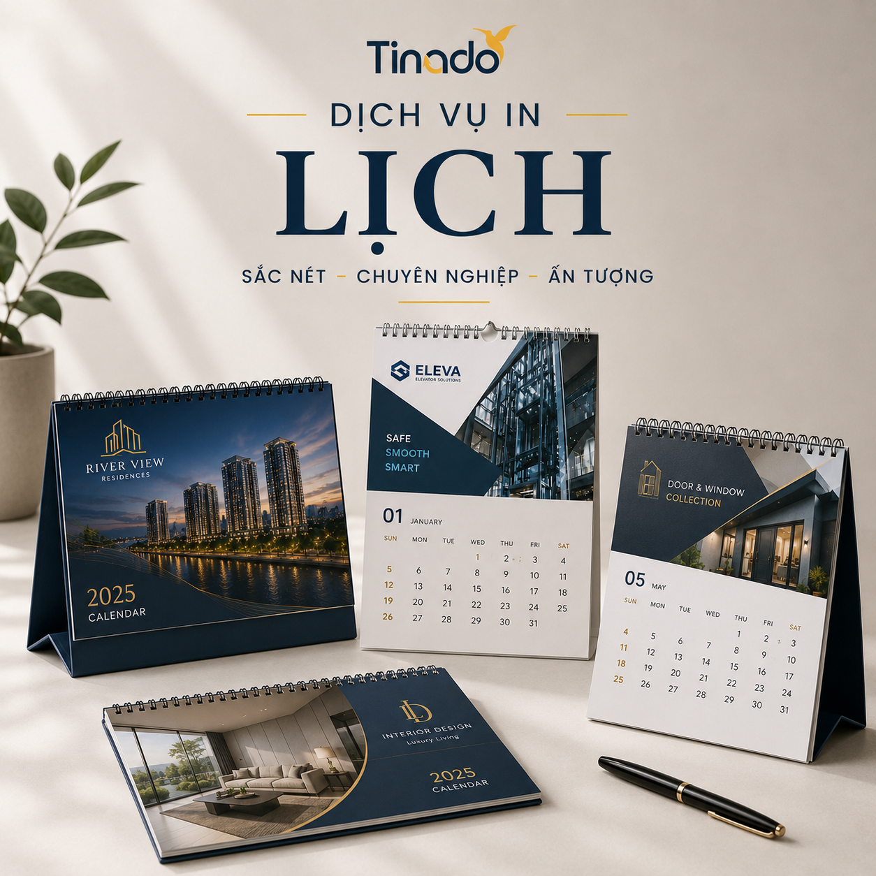 Dịch vụ in Lịch tại Tinado