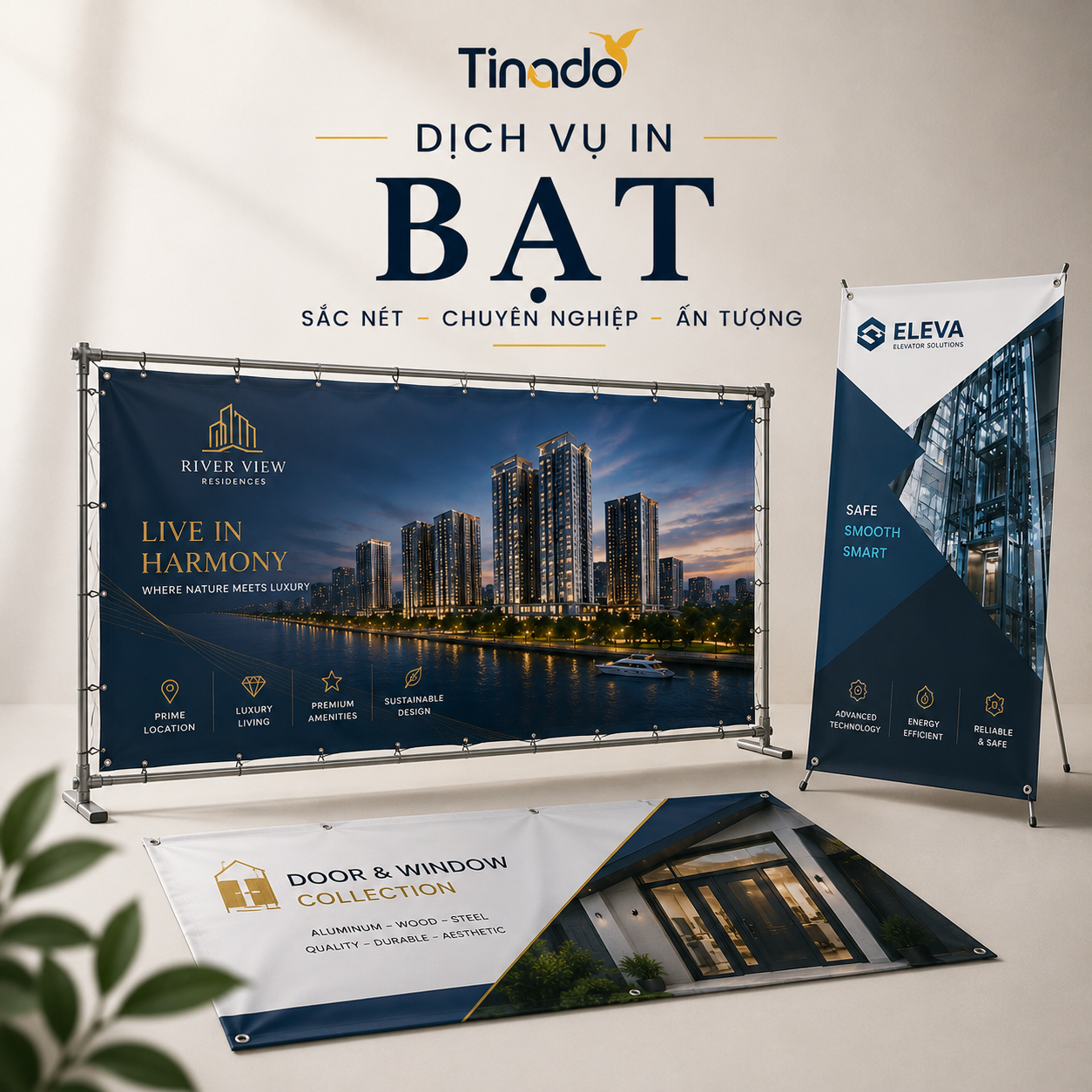 Dịch vụ in bạt tại Tinado