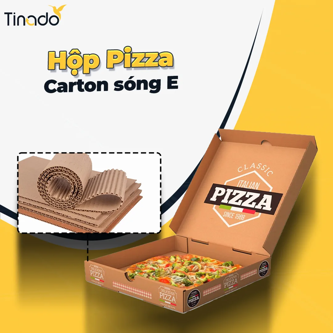 Hộp pizza sóng e