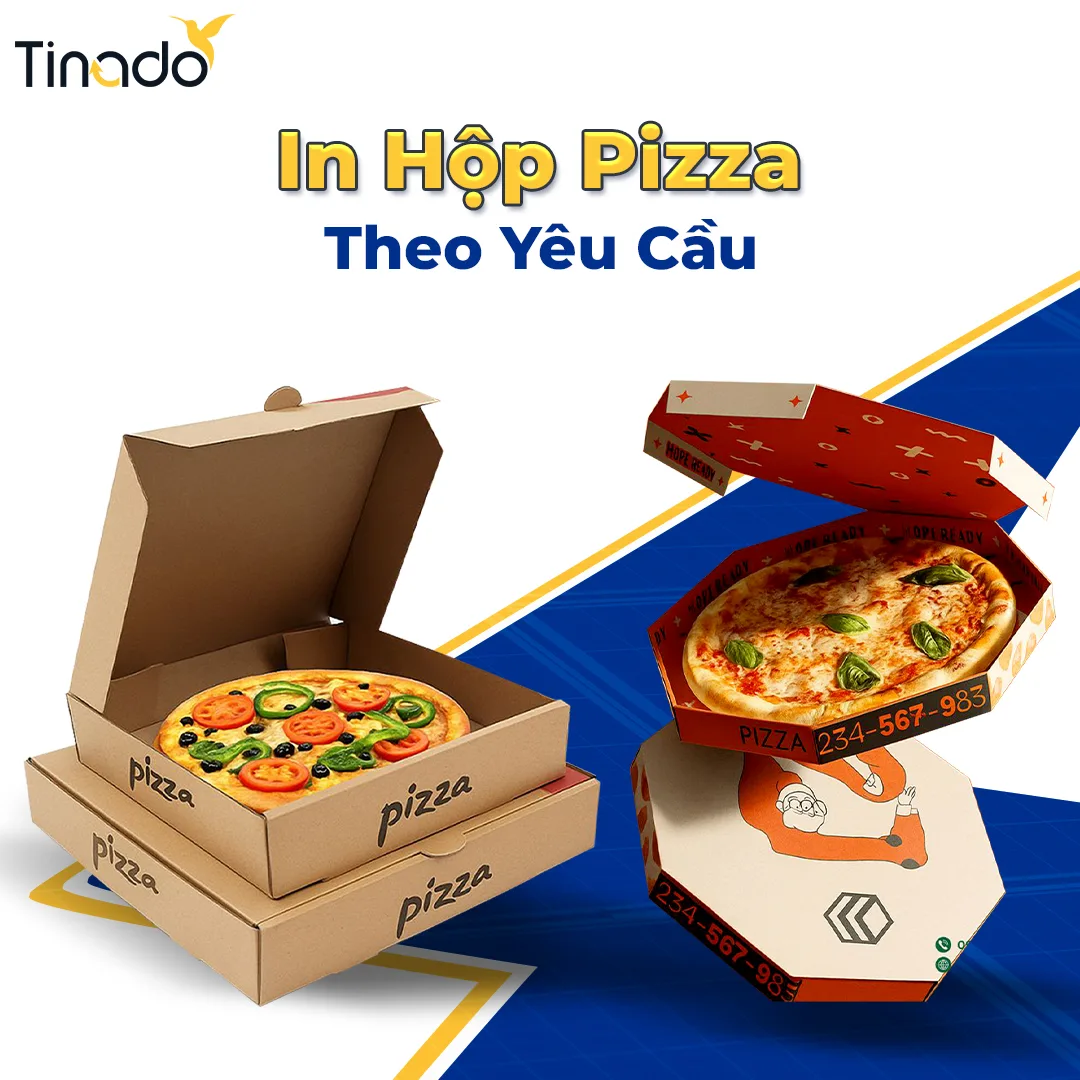 In hộp pizza