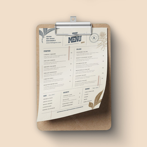 Menu Giấy icon
