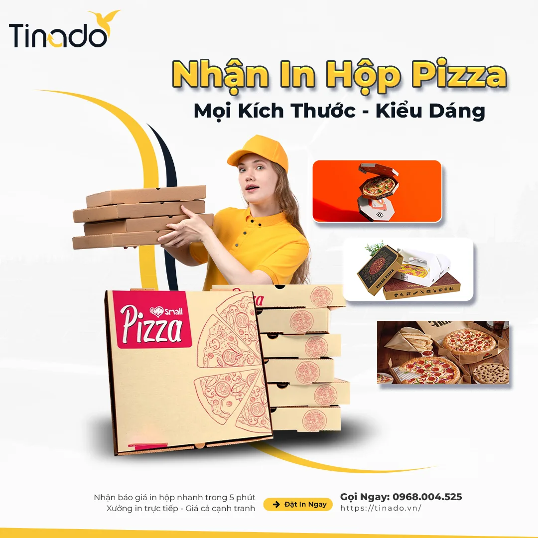 Nhận in hộp pizza