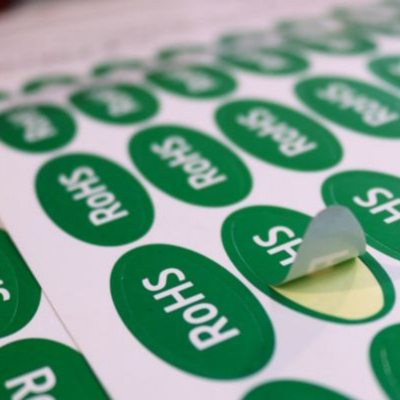 In sticker elip decal giấy