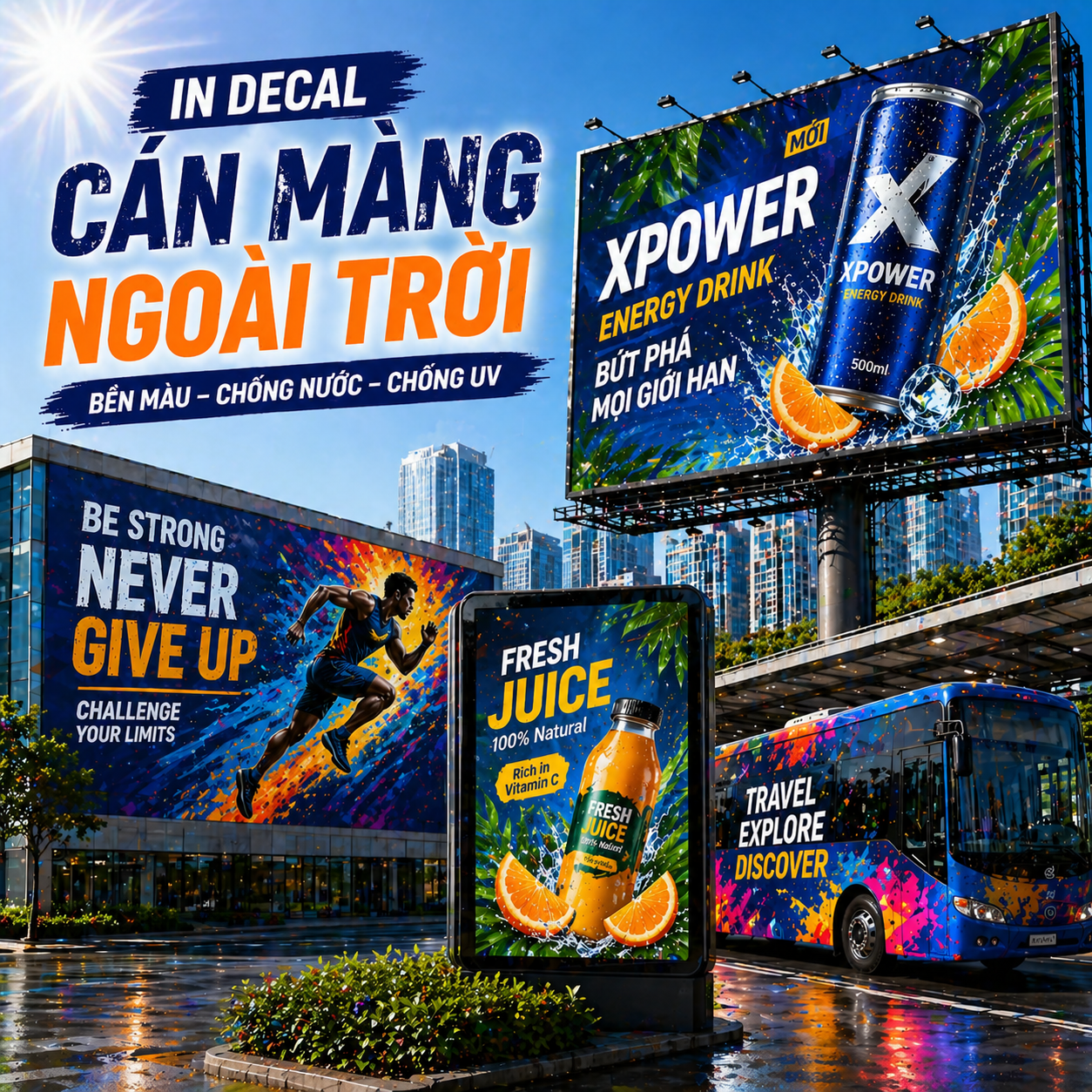 In Decal Cán Màng Ngoài Trời