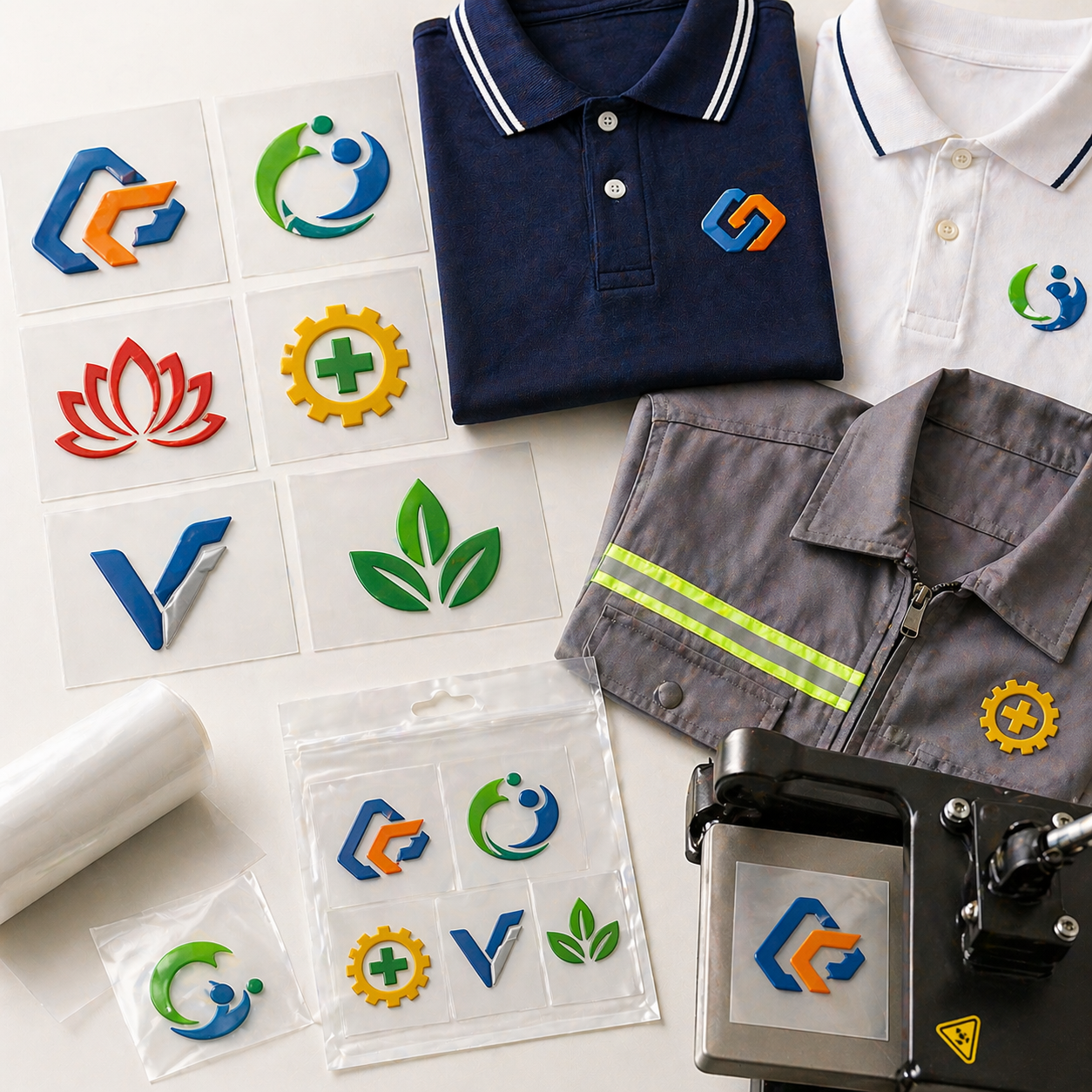 In Decal Chuyển Nhiệt Logo Đồng Phục