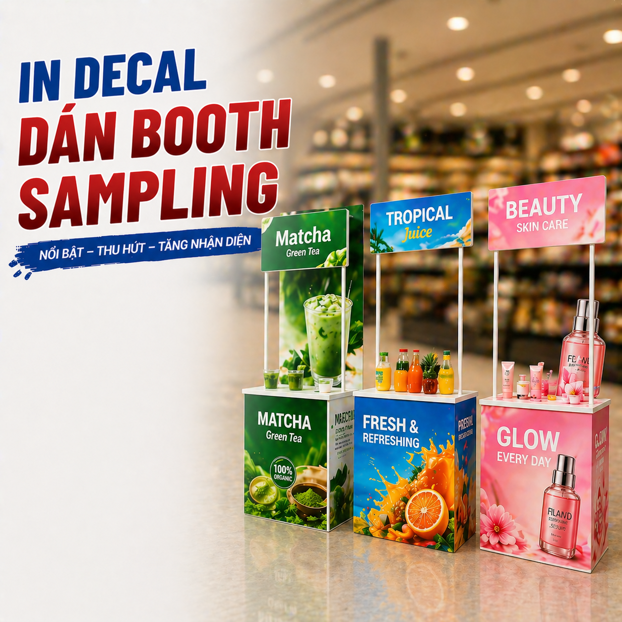 In Decal Dán Booth Sampling