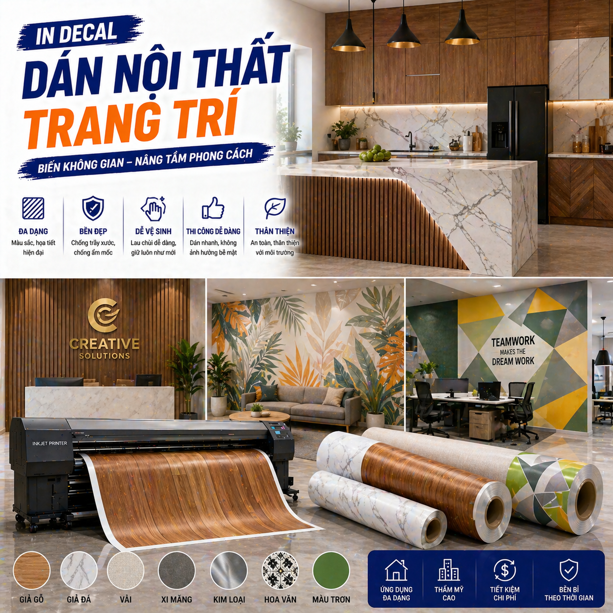 In Decal Dán Nội Thất