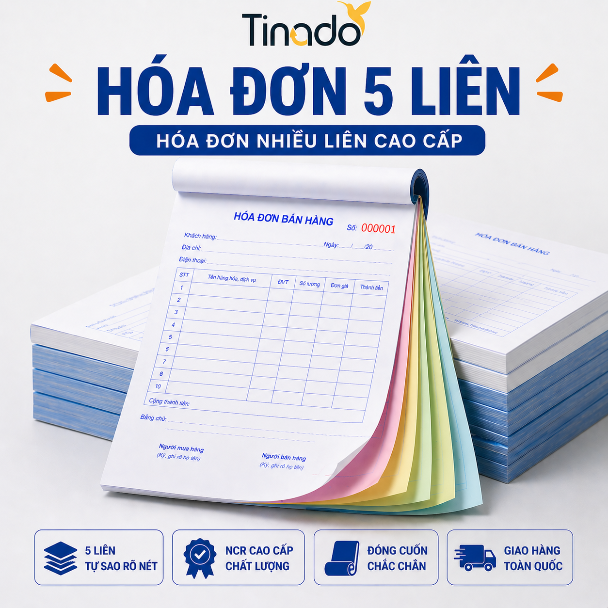In Hóa Đơn 5 Liên