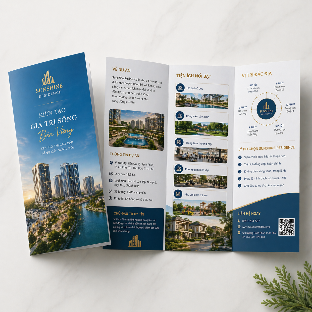 In brochure bất động sản