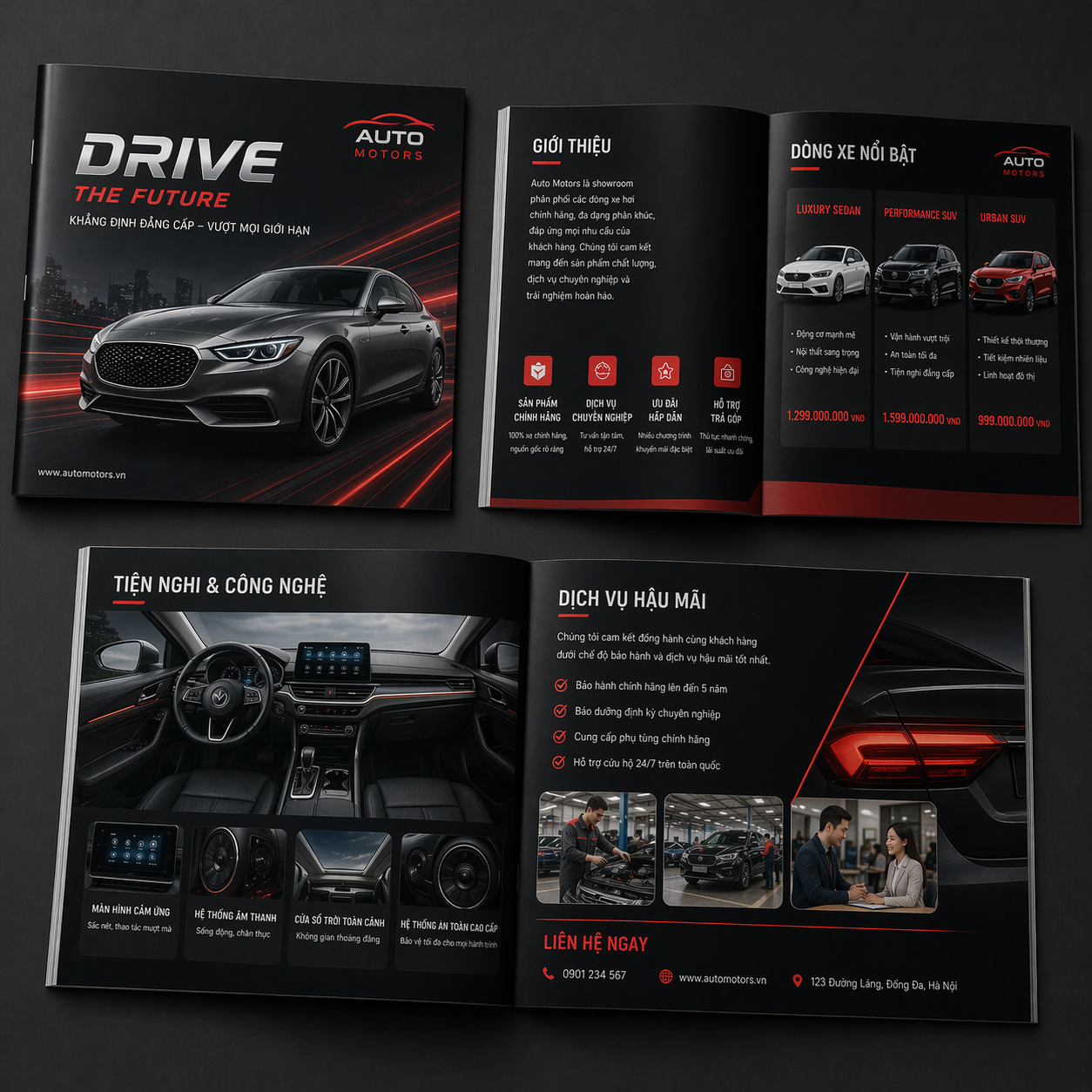 In brochure ô tô
