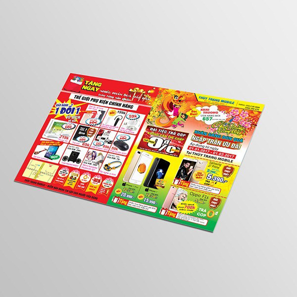 In tờ rơi siêu thị khổ lớn A3