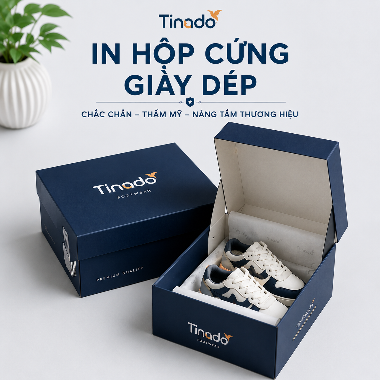 In Hộp Cứng Giày Dép