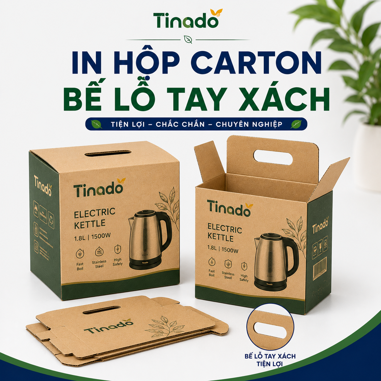 In Hộp Carton Bế Lỗ
