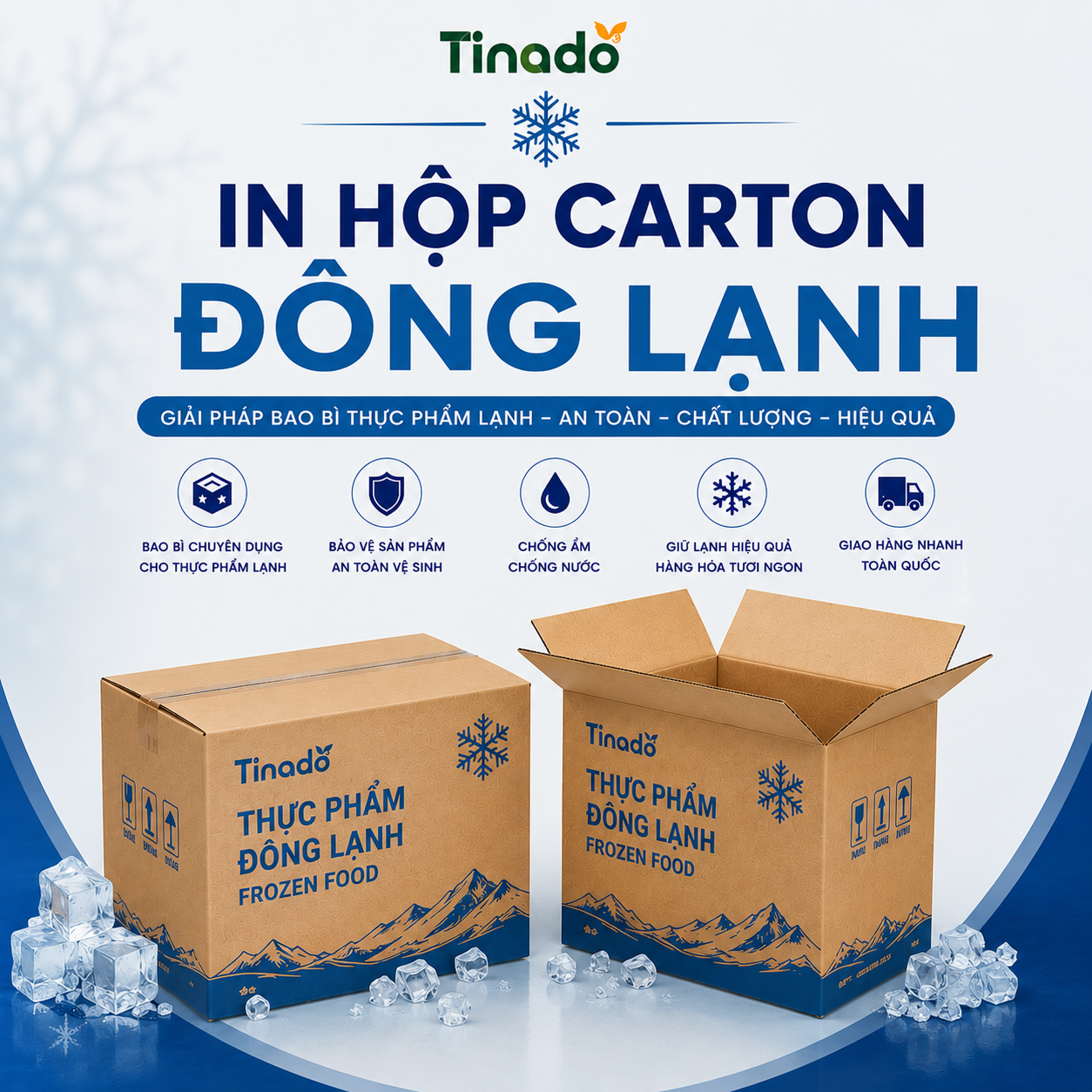 In Hộp Carton Đông Lạnh