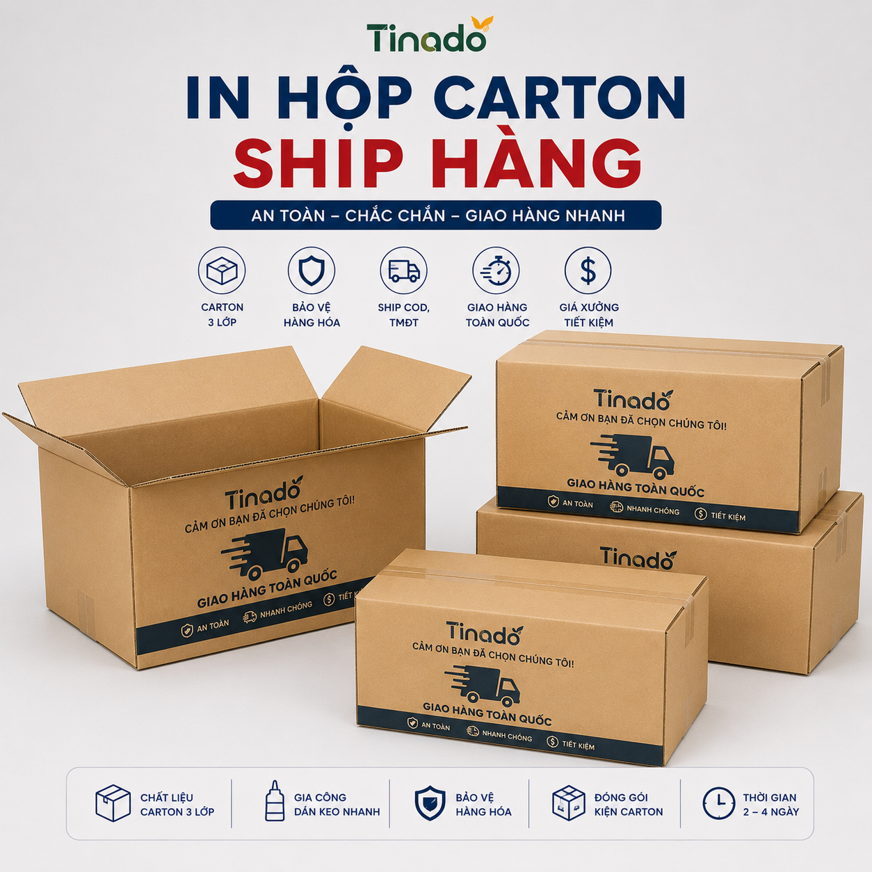 In Hộp Carton Ship Hàng
