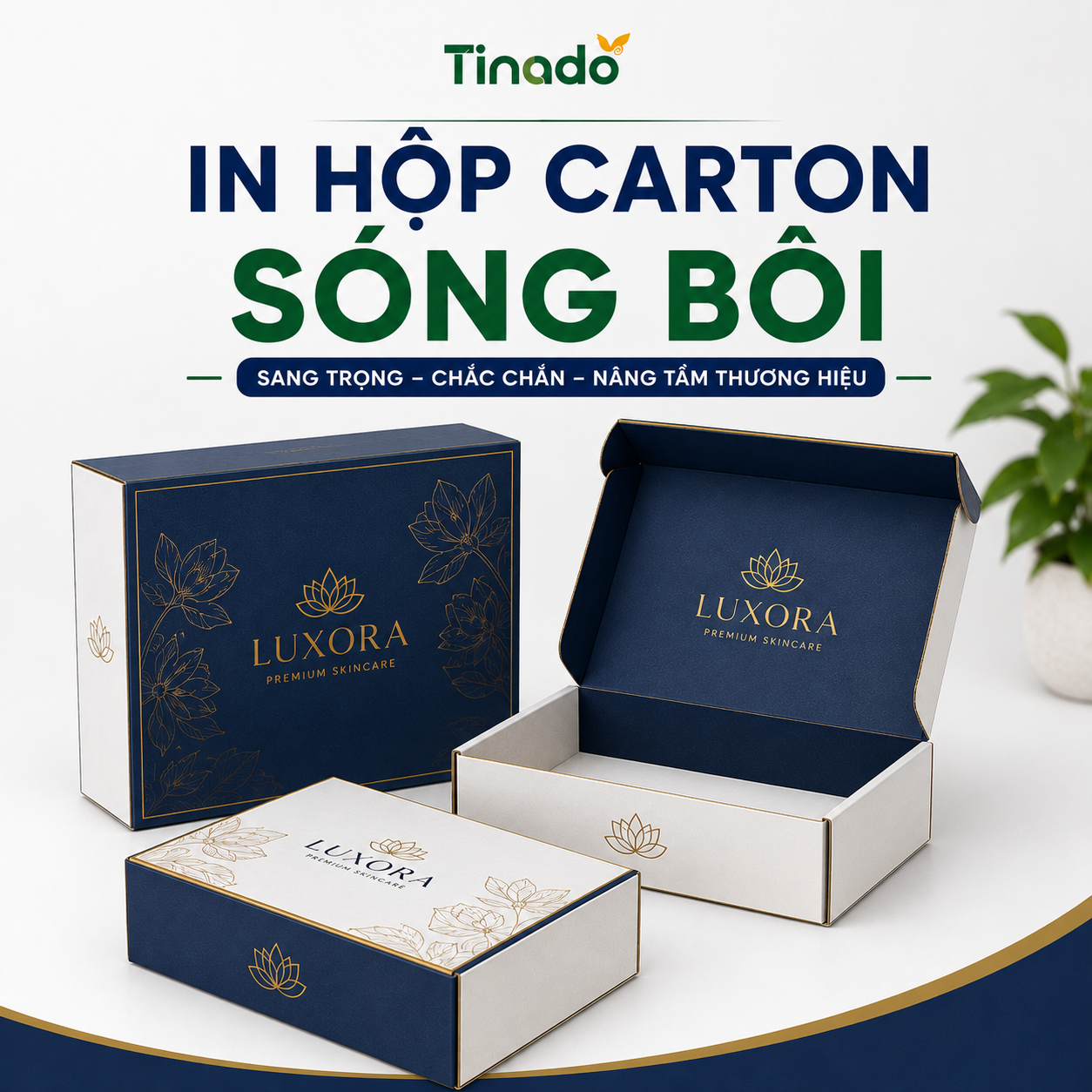 In Hộp Carton Sóng Bồi