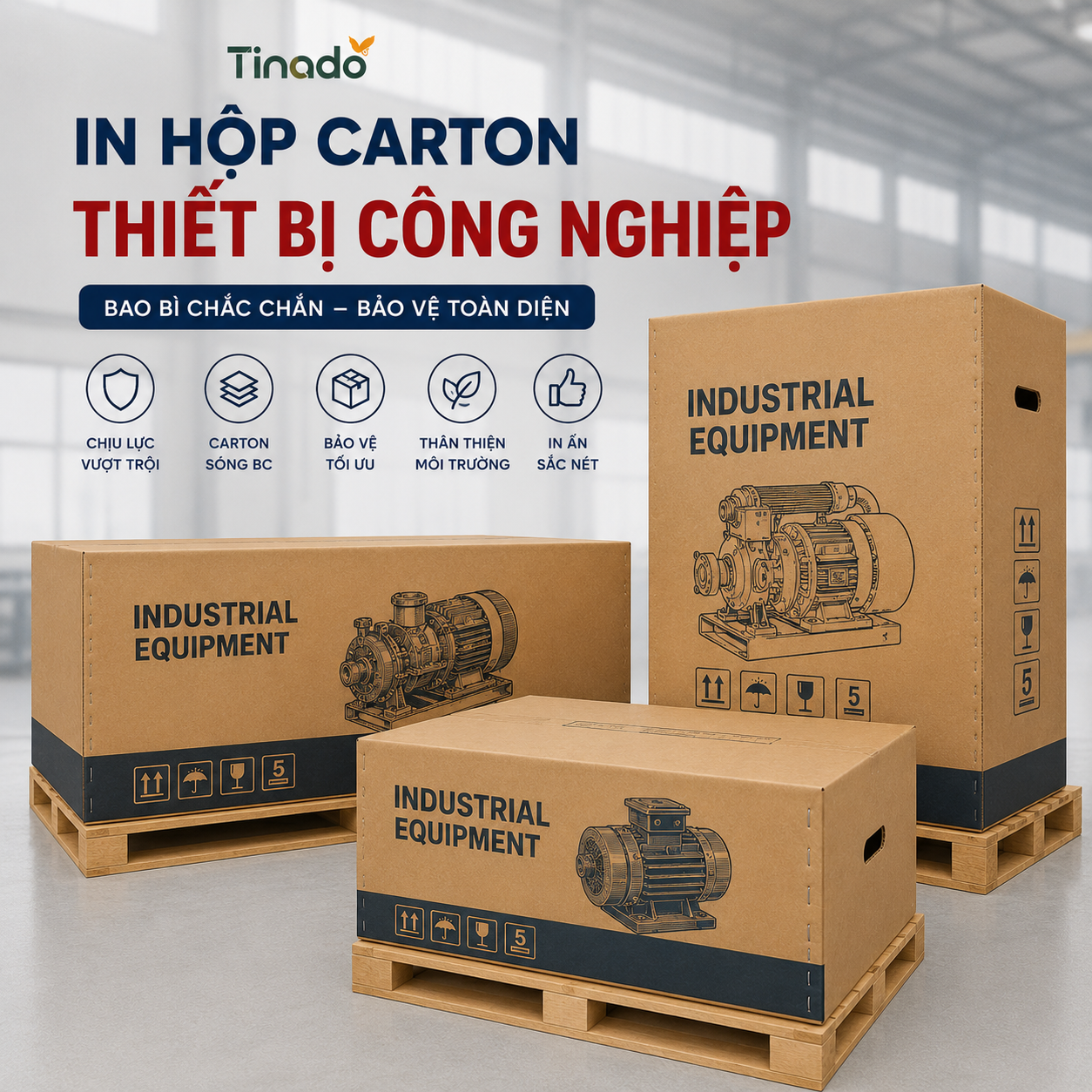 In Hộp Carton Thiết Bị Công Nghiệp