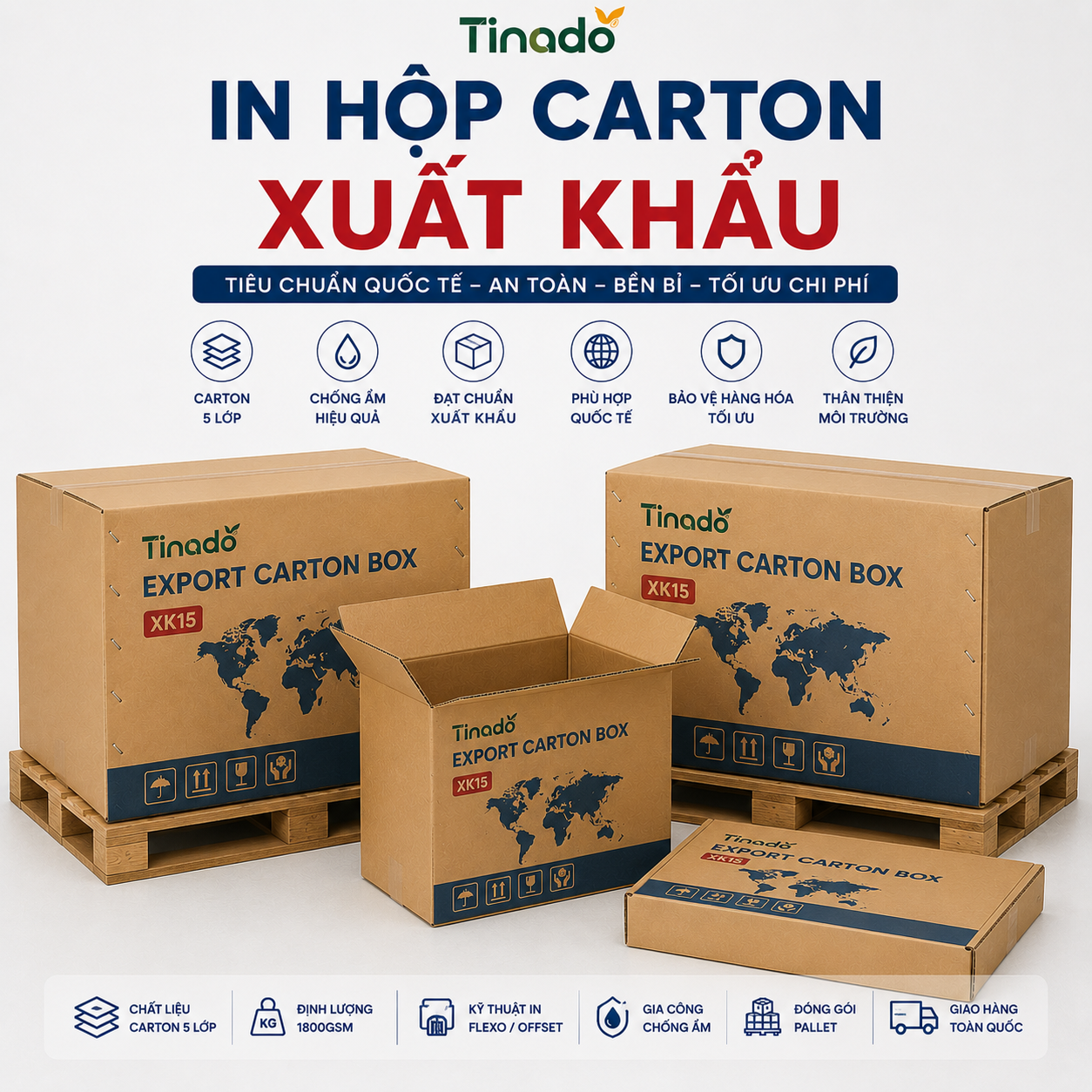 In Hộp Carton Xuất Khẩu