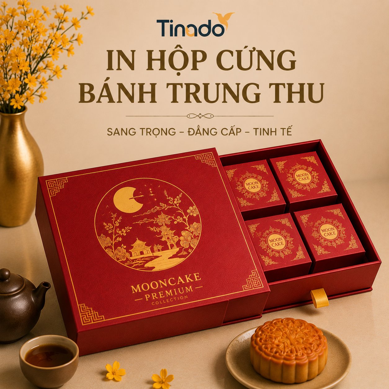 In Hộp Cứng Bánh Trung Thu