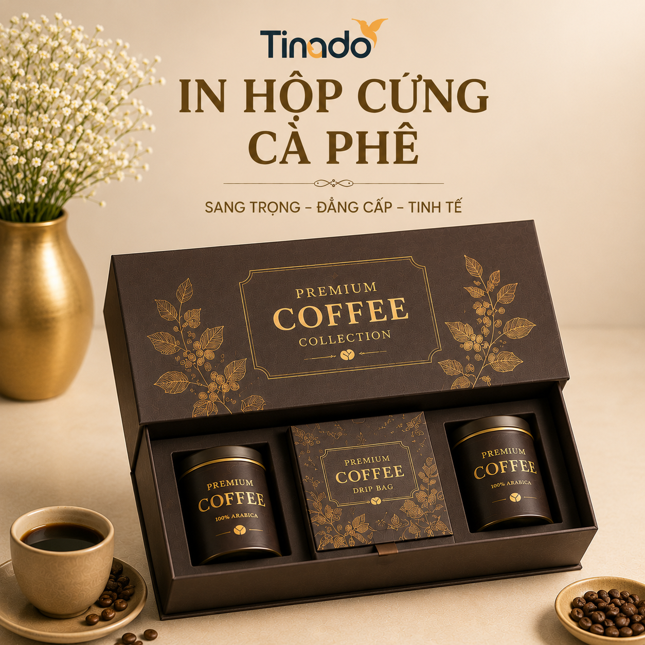 In Hộp Cứng Cà Phê