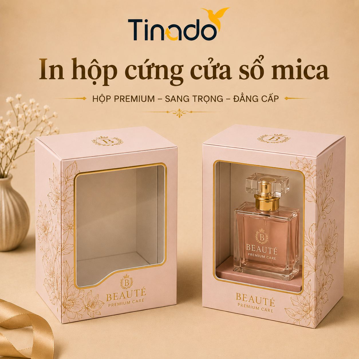 In Hộp Cứng Cửa Sổ Mica