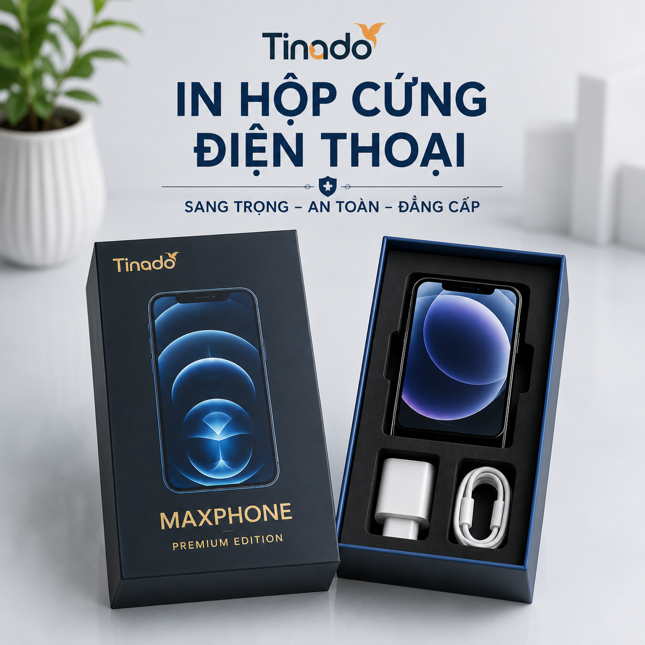 In Hộp Cứng Điện Thoại