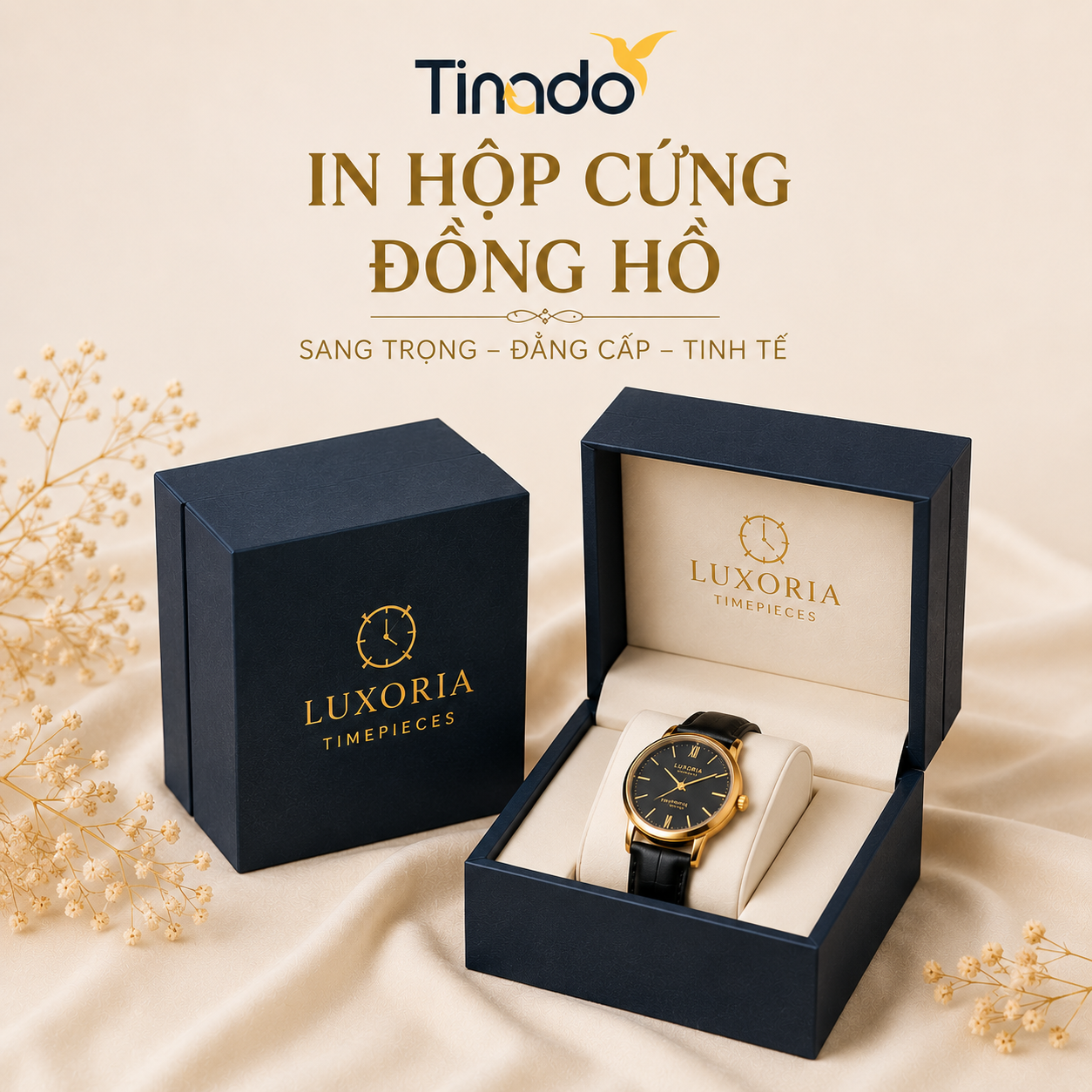 In Hộp Cứng Đồng Hồ