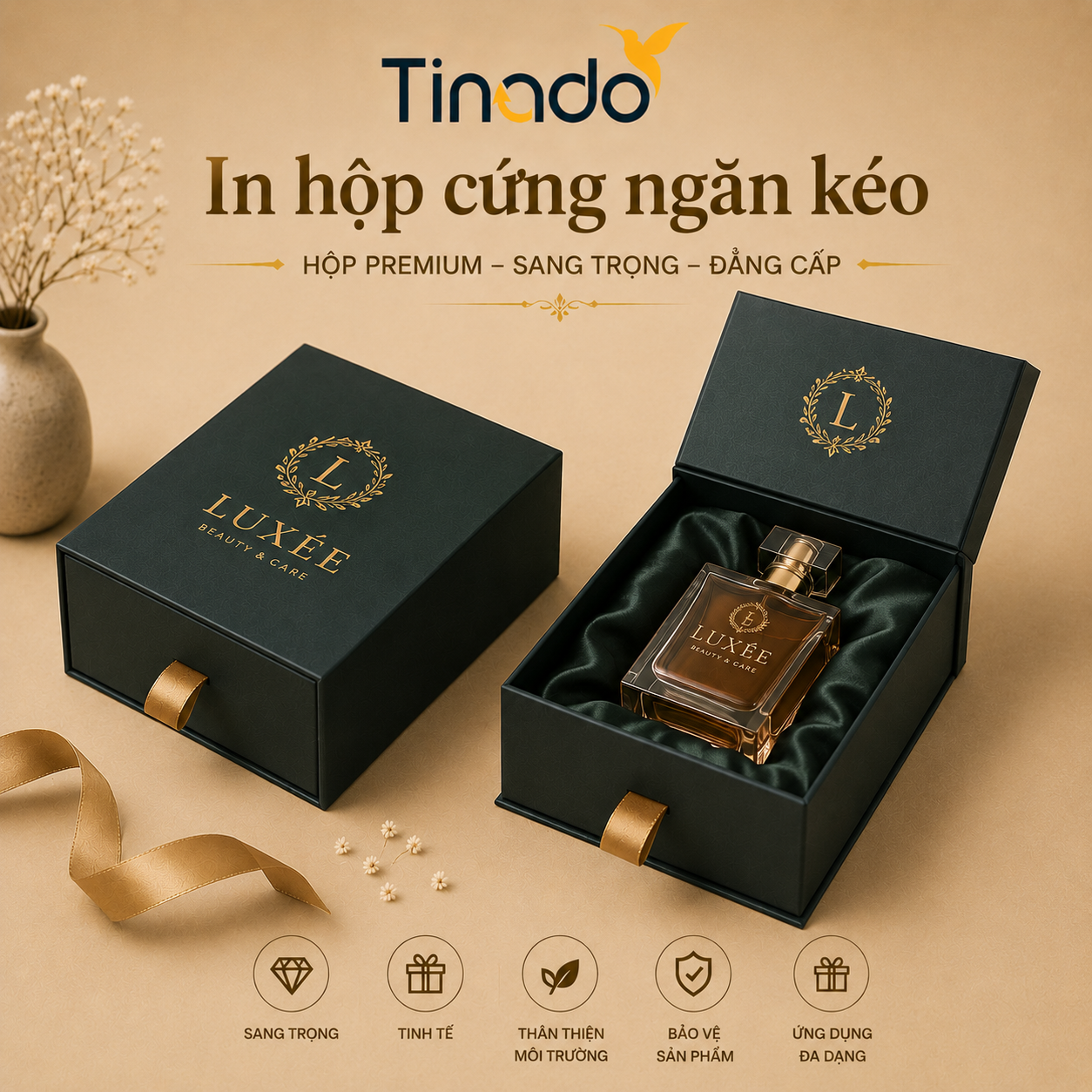 In Hộp Cứng Ngăn Kéo