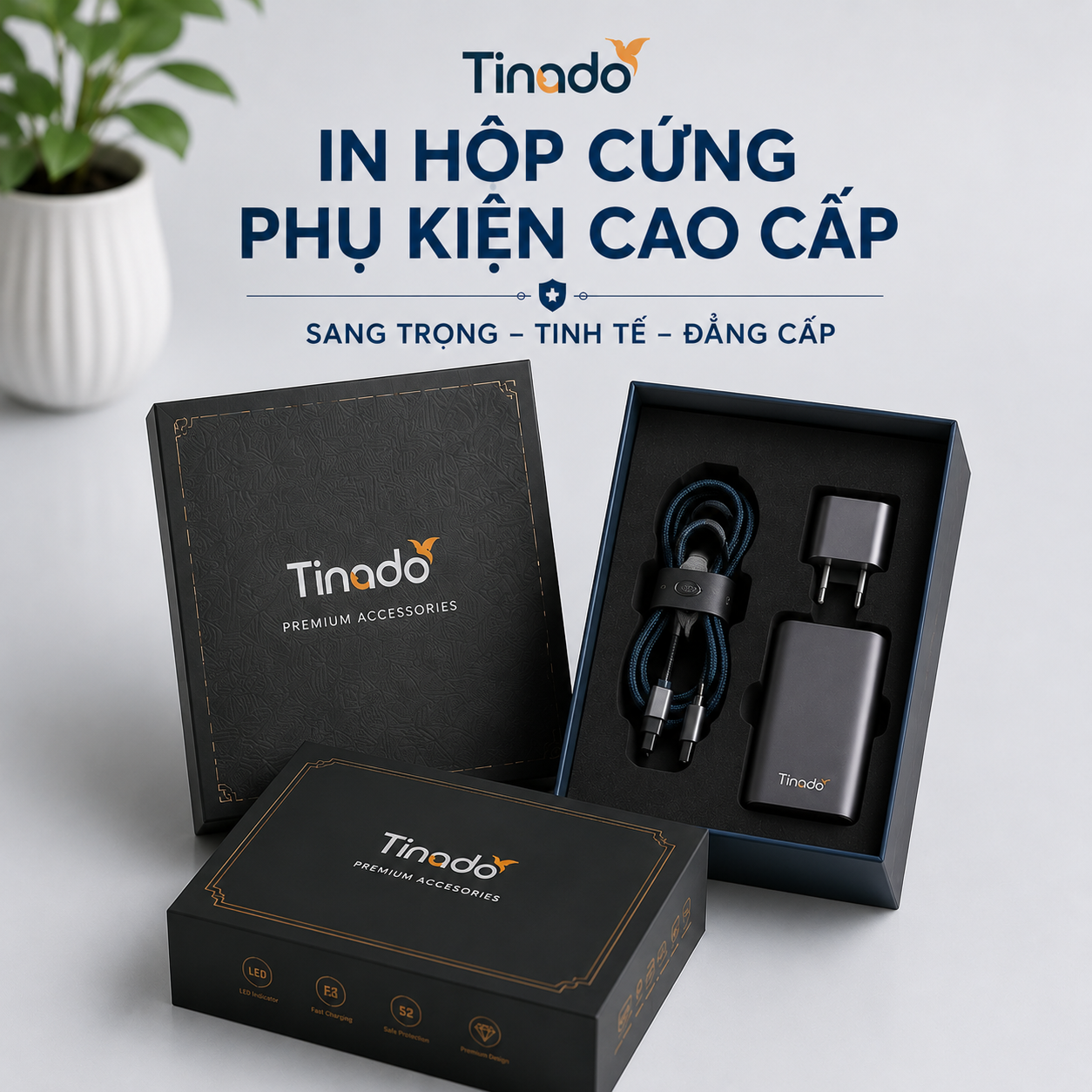 In Hộp Cứng Phụ Kiện