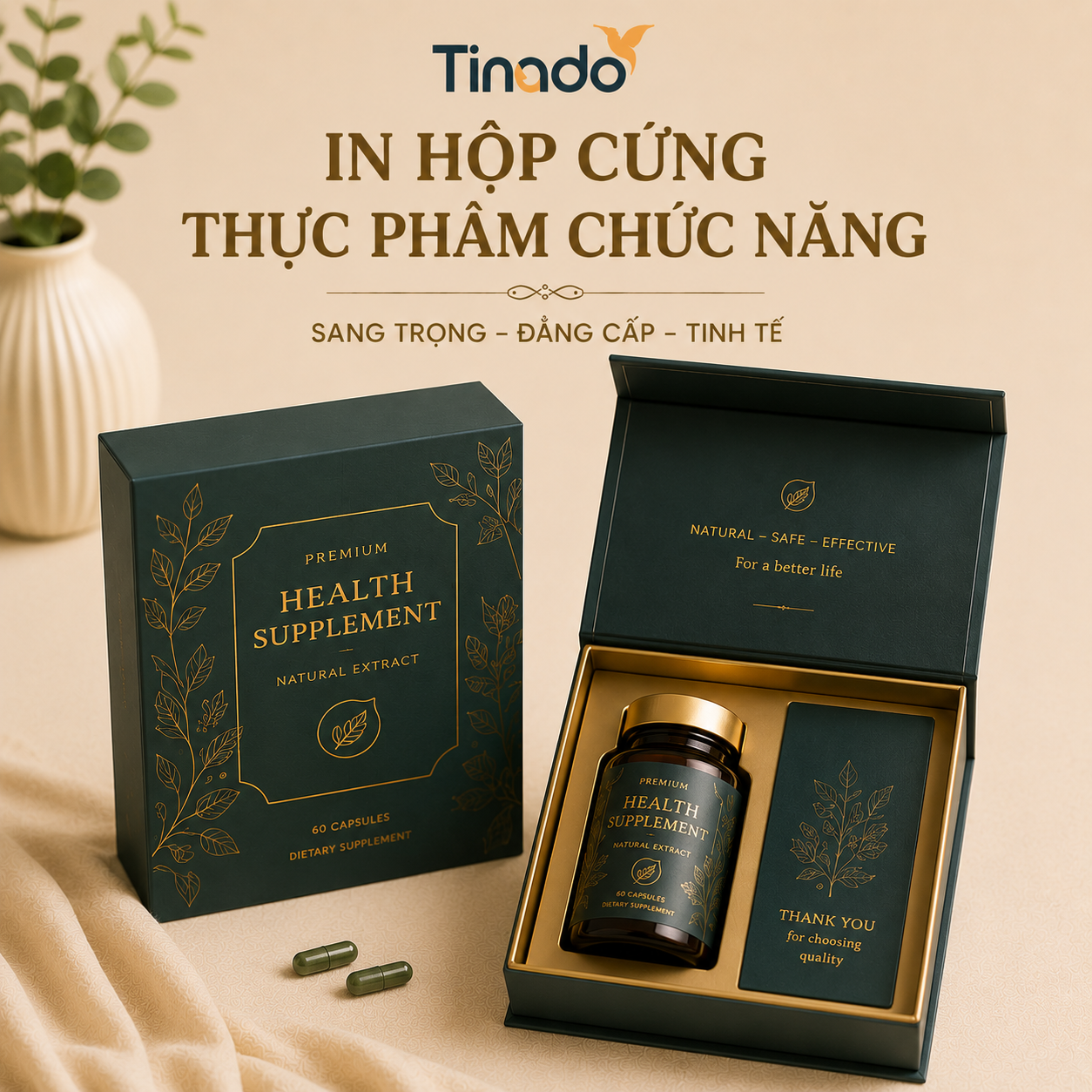 In Hộp Cứng Thực Phẩm Chức Năng