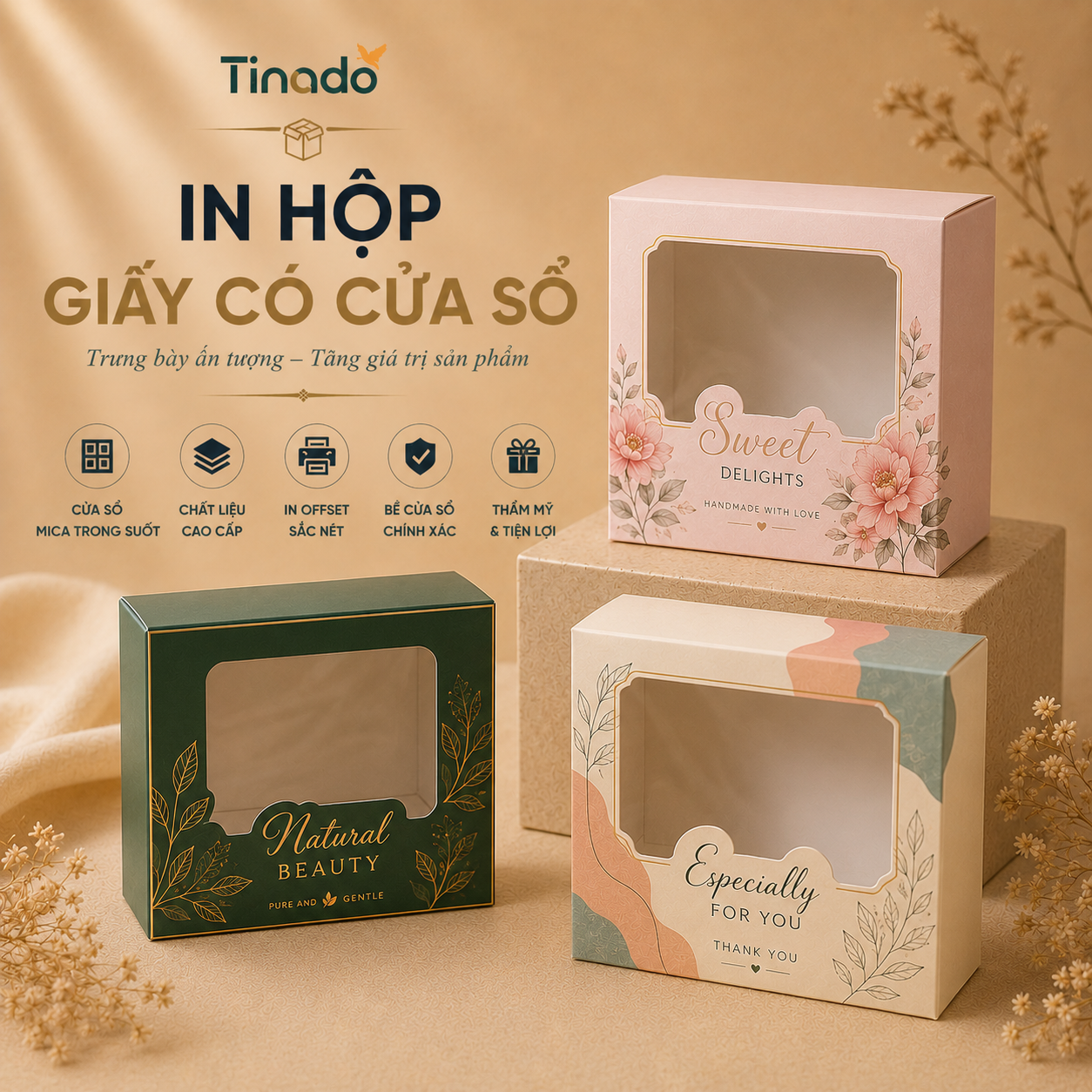 In Hộp Giấy Có Cửa Sổ