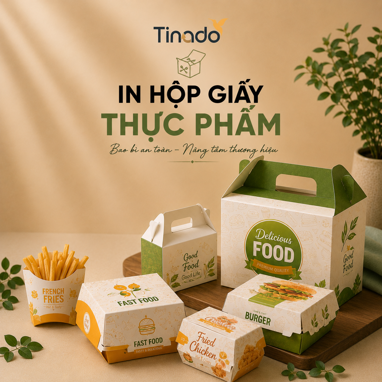 In Hộp Giấy Thực Phẩm