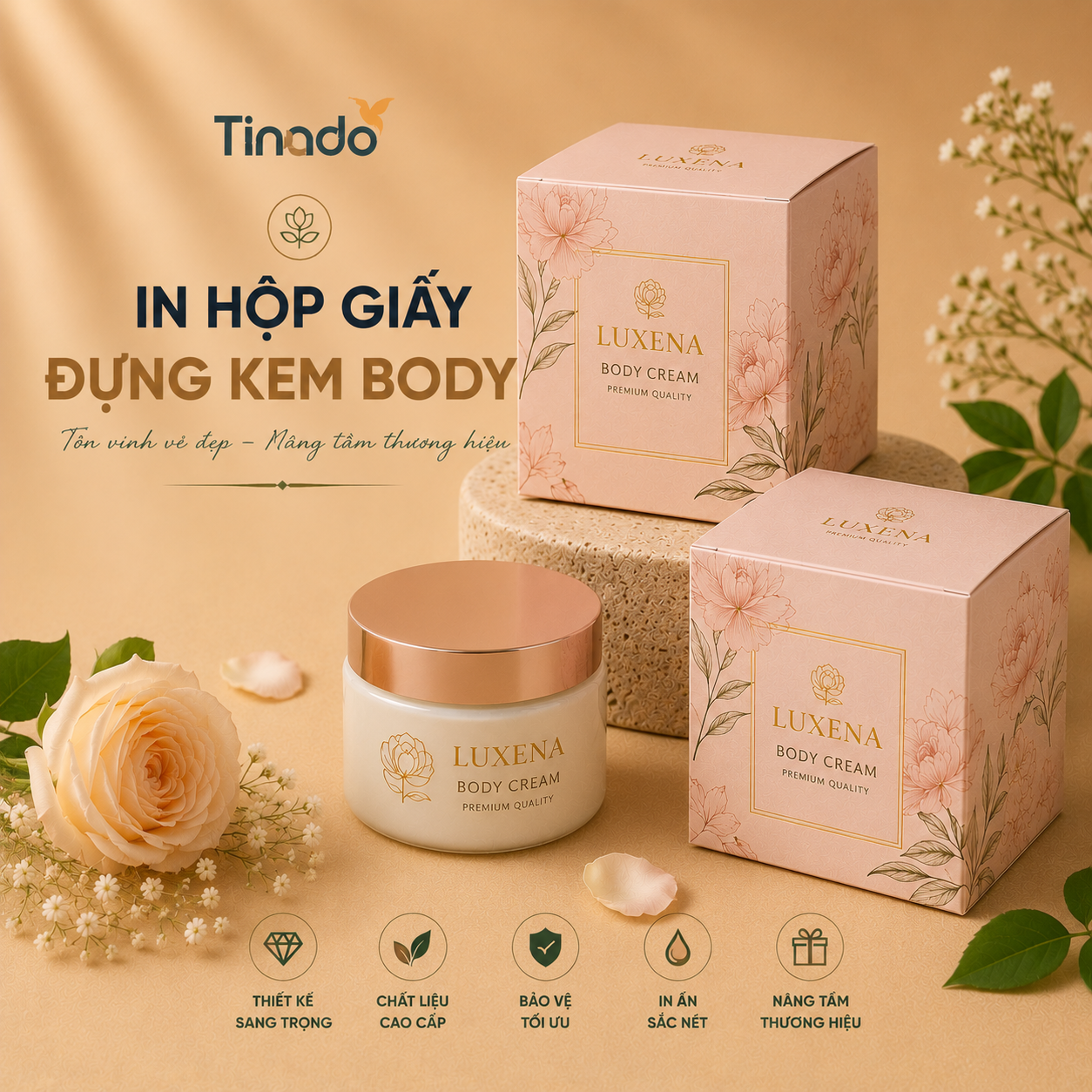 In Hộp Kem Body