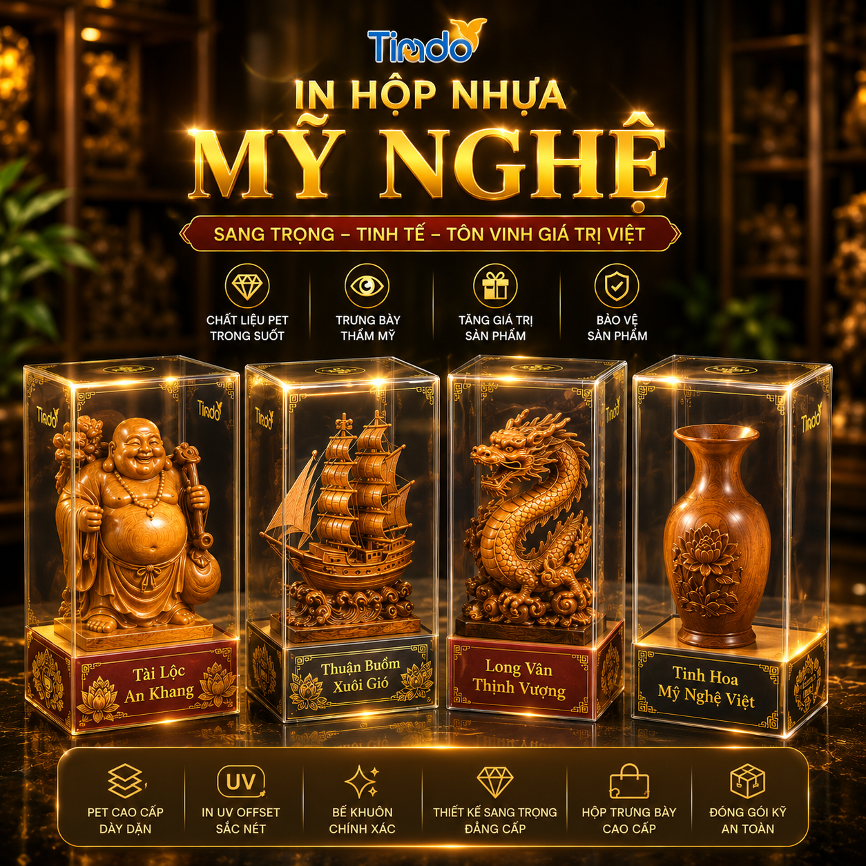 In Hộp Nhựa Mỹ Nghệ