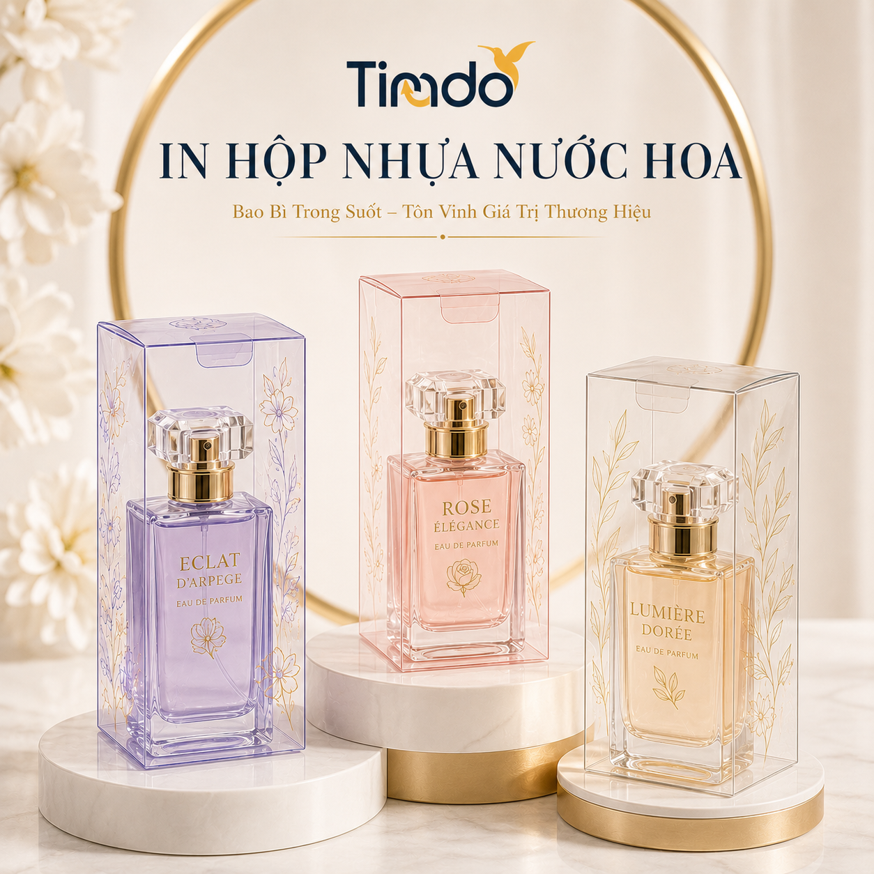 In Hộp Nhựa Nước Hoa