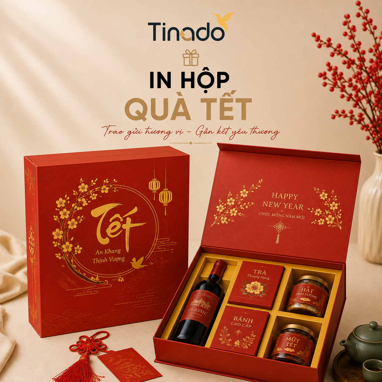 In Hộp Quà Tết