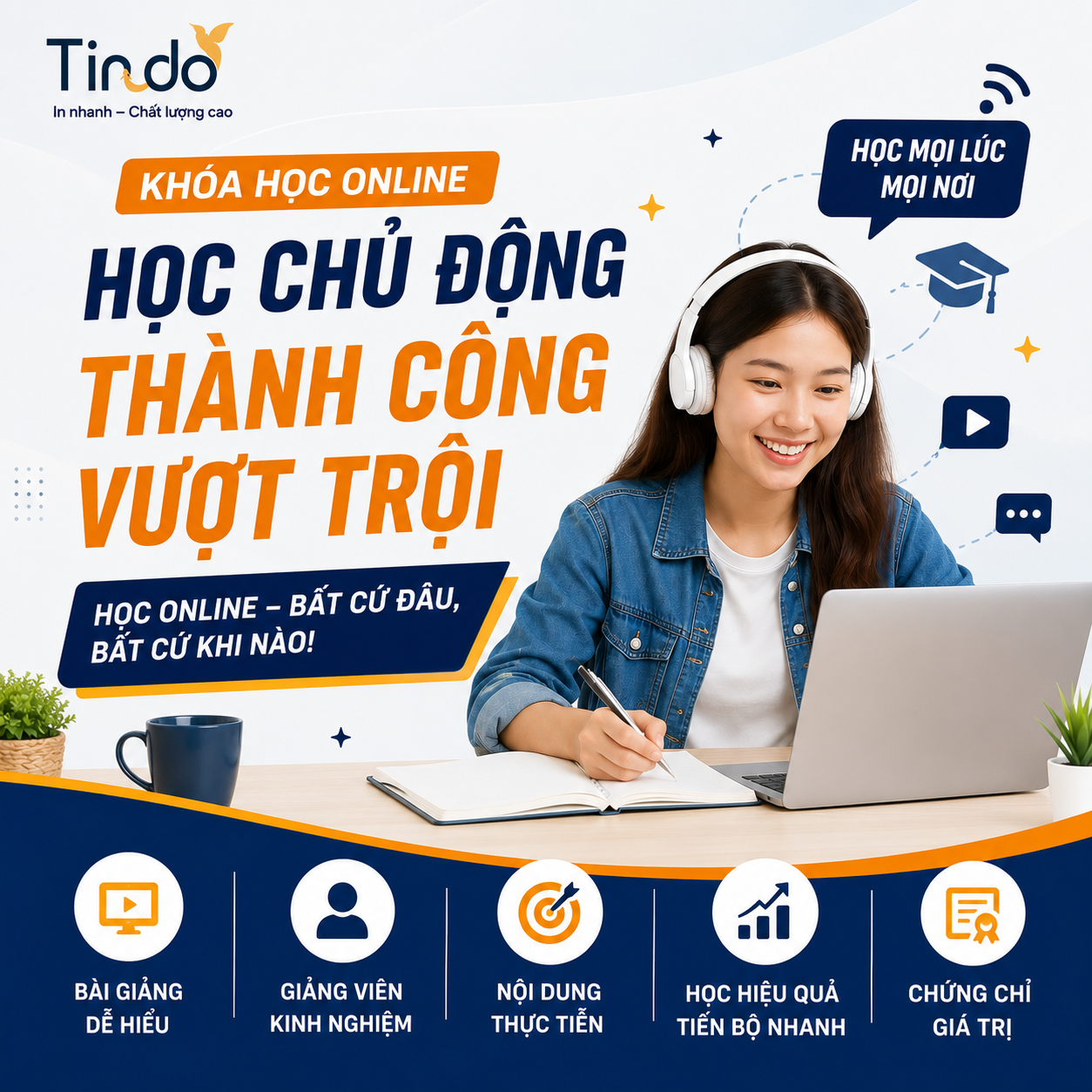 In Poster Khóa Học Online