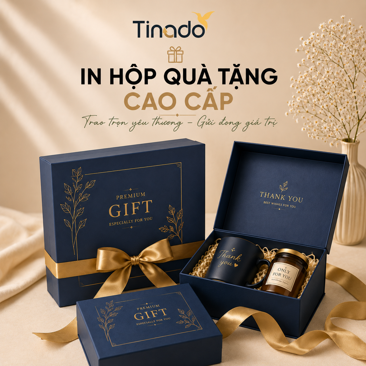 In hộp quà tặng cao cấp