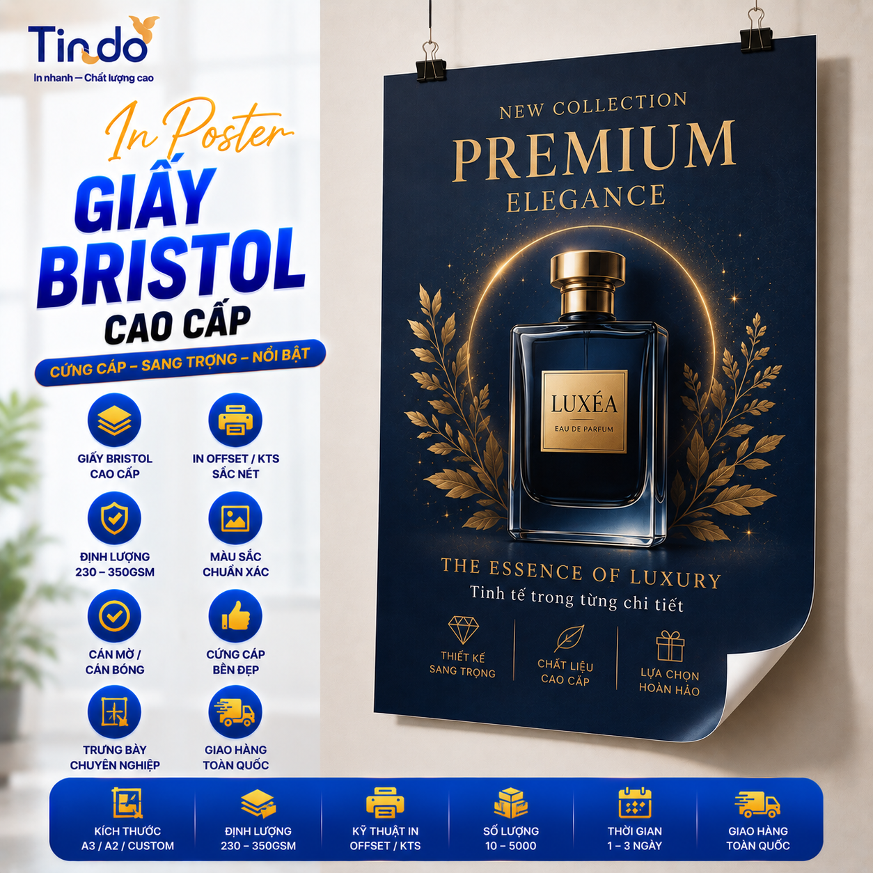 In poster giấy bristol cao cấp