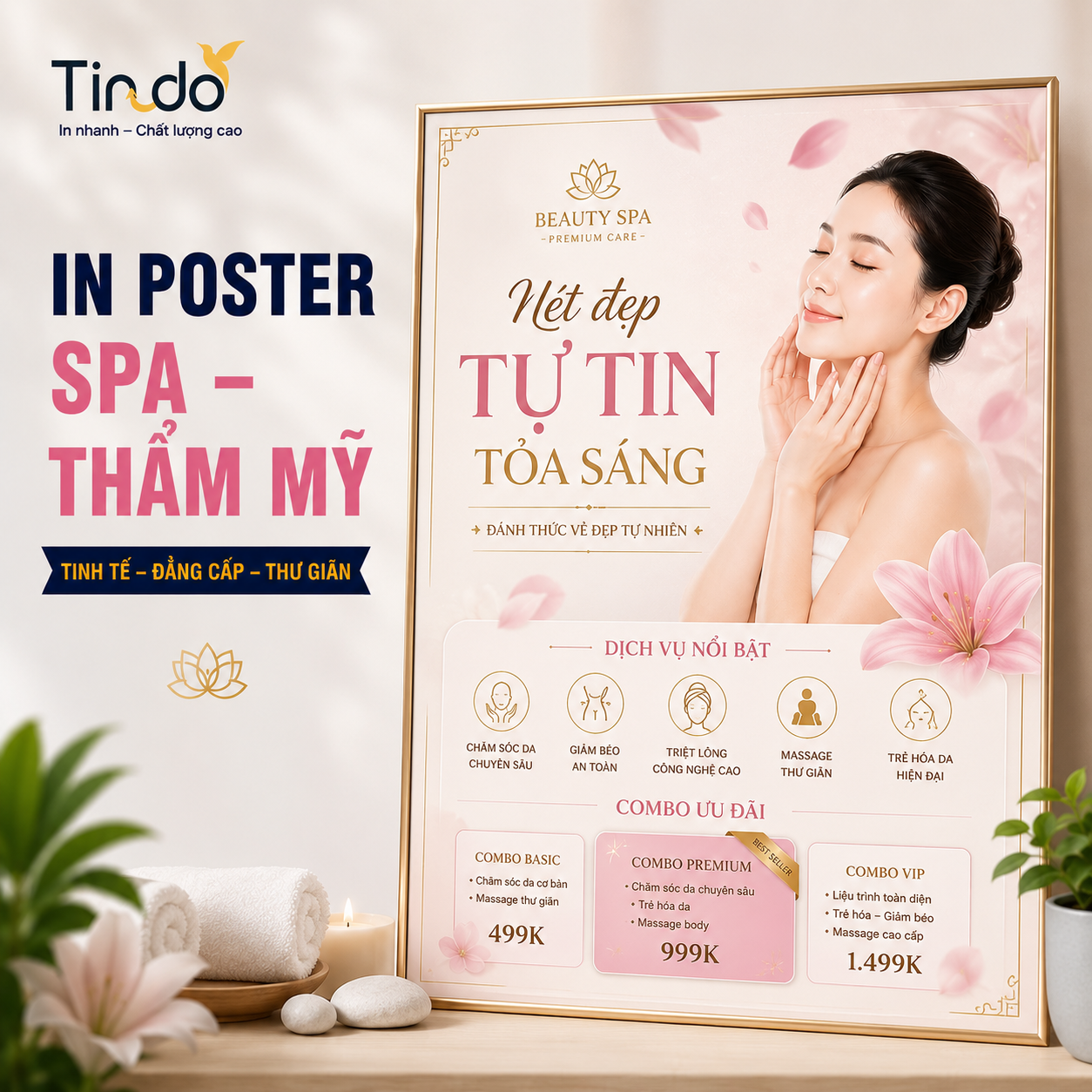 In poster spa – thẩm mỹ