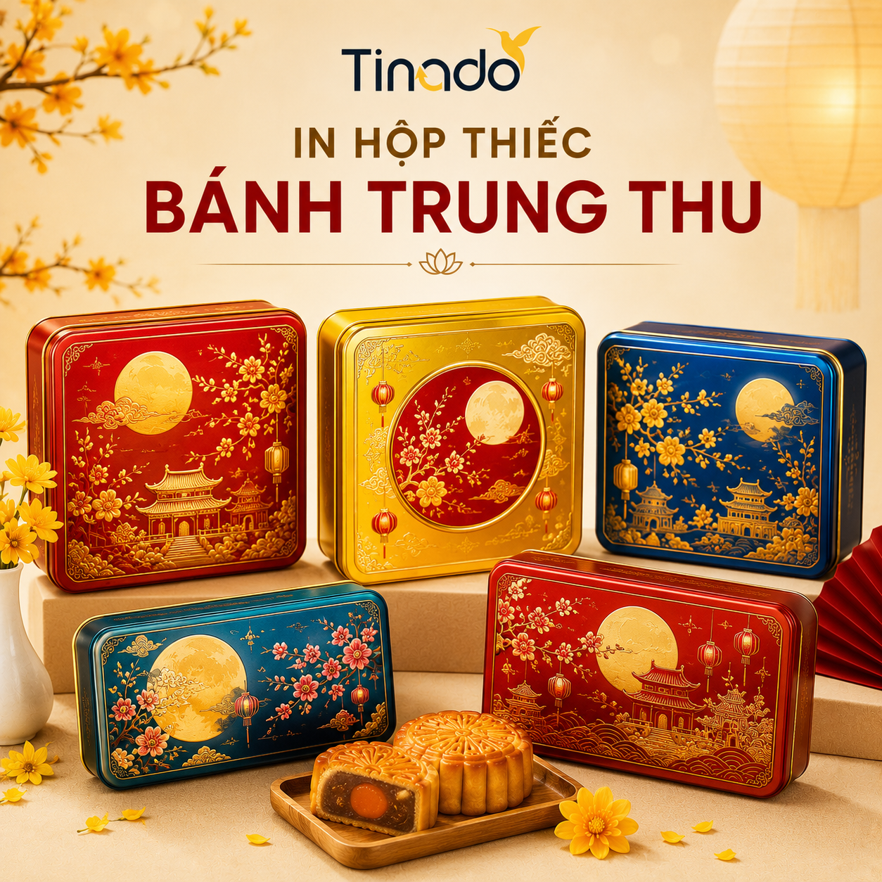 In Hộp Thiếc Bánh Trung Thu