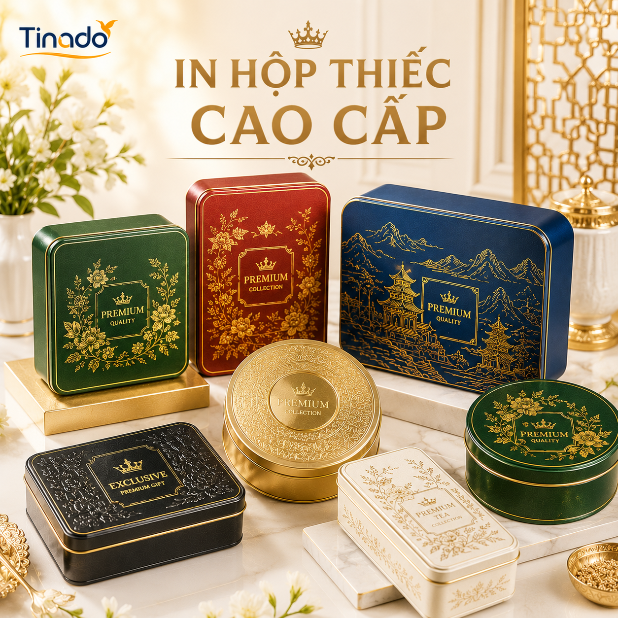 In Hộp Thiếc Cao Cấp