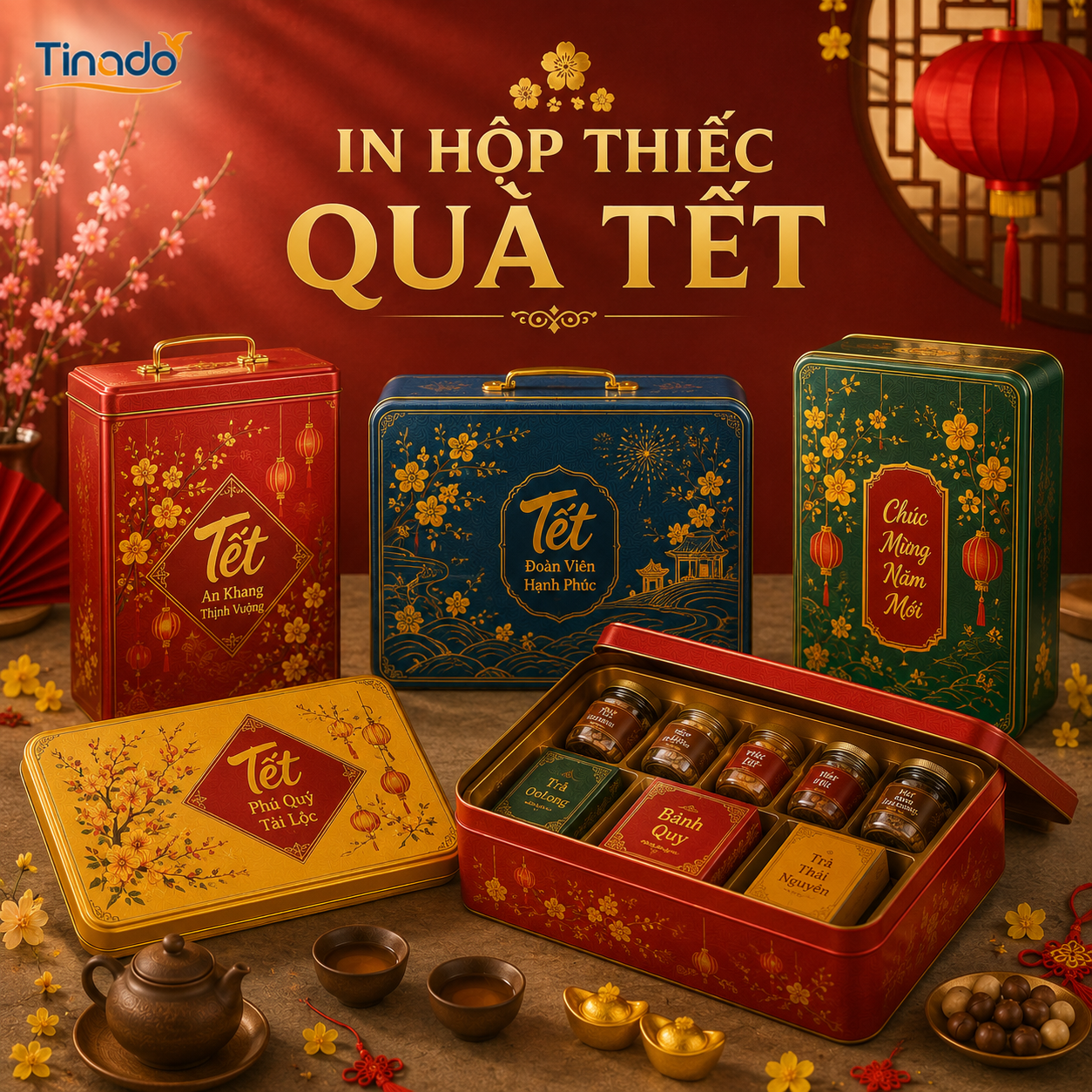 In Hộp Thiếc Quà Tết