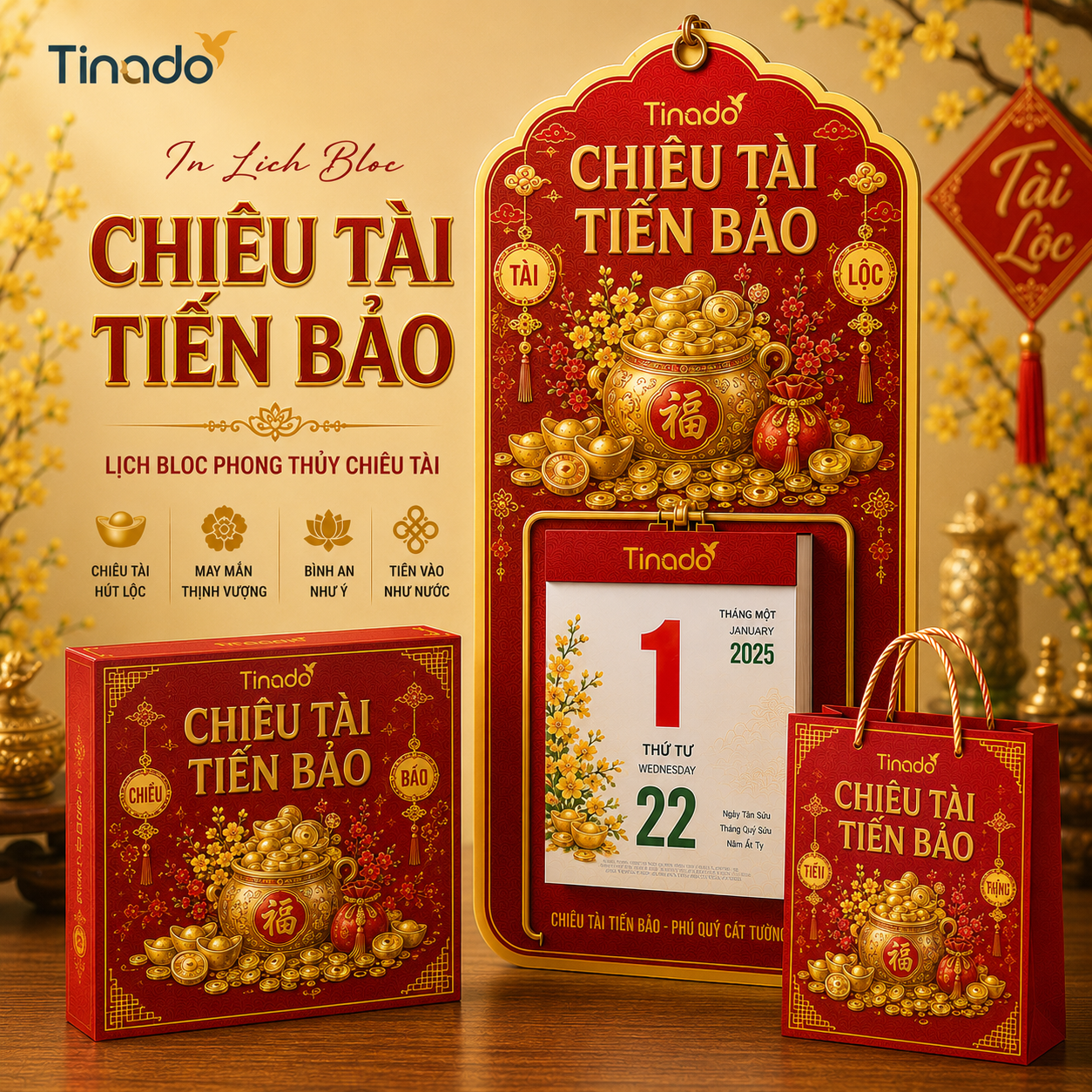 In Lịch Bloc Chiêu Tài Tiến Bảo