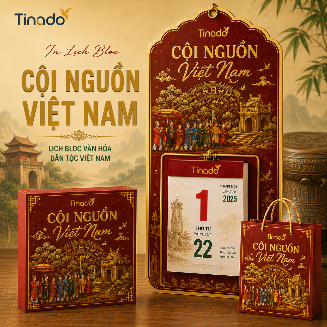 In Lịch Bloc Cội Nguồn Việt Nam