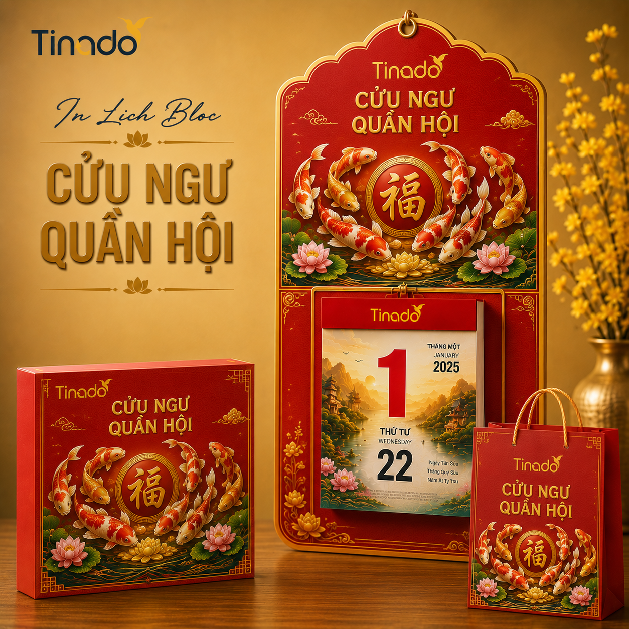In Lịch Bloc Cửu Ngư Quần Hội