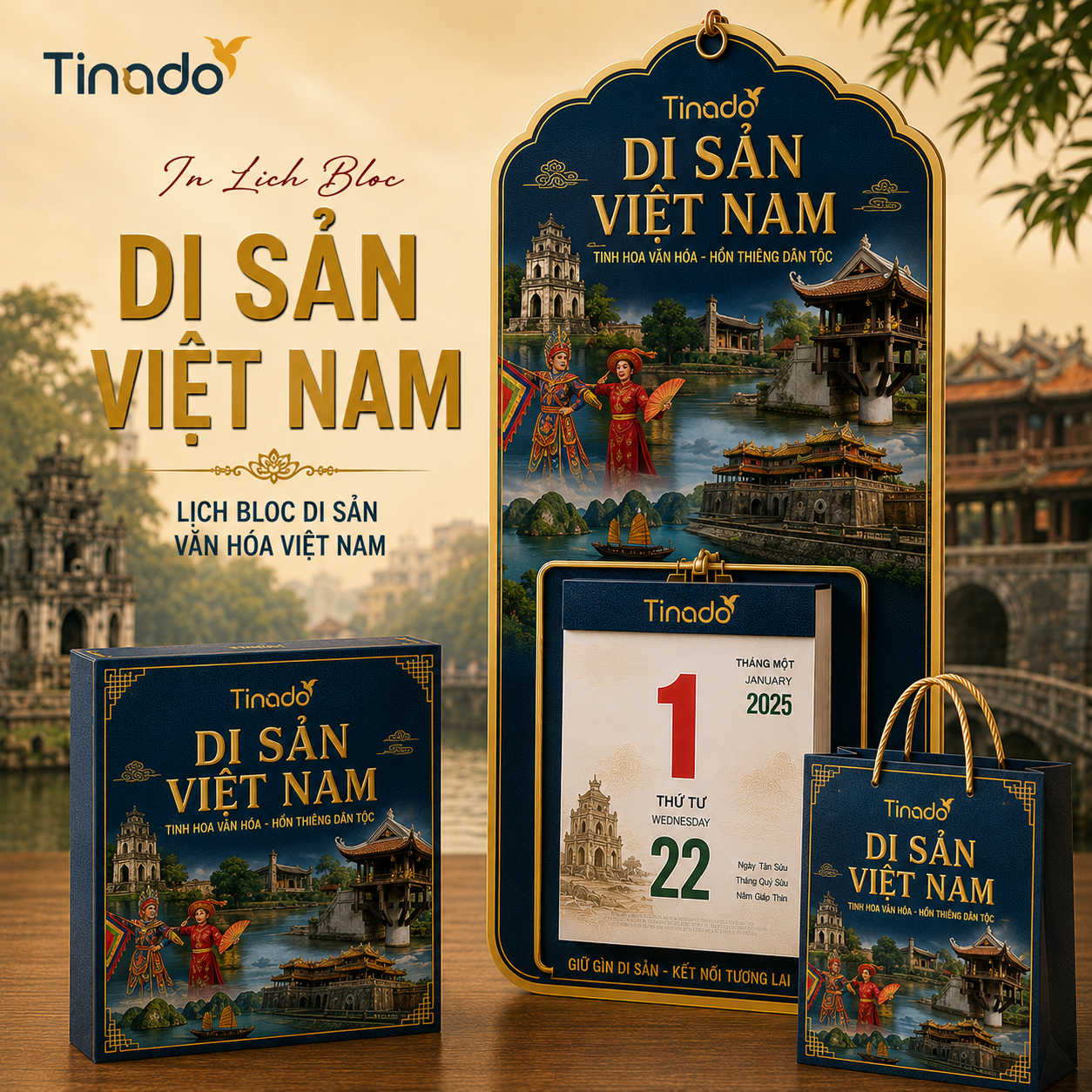 In Lịch Bloc Di Sản Việt Nam