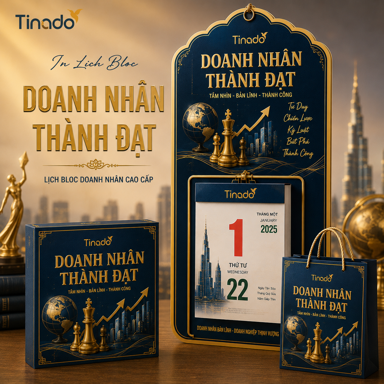 In Lịch Bloc Doanh Nhân Thành Đạt