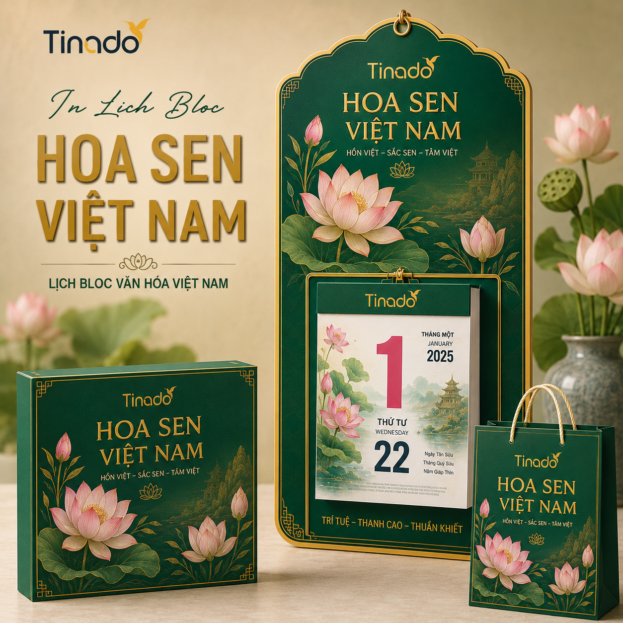 In Lịch Bloc Hoa Sen Việt Nam