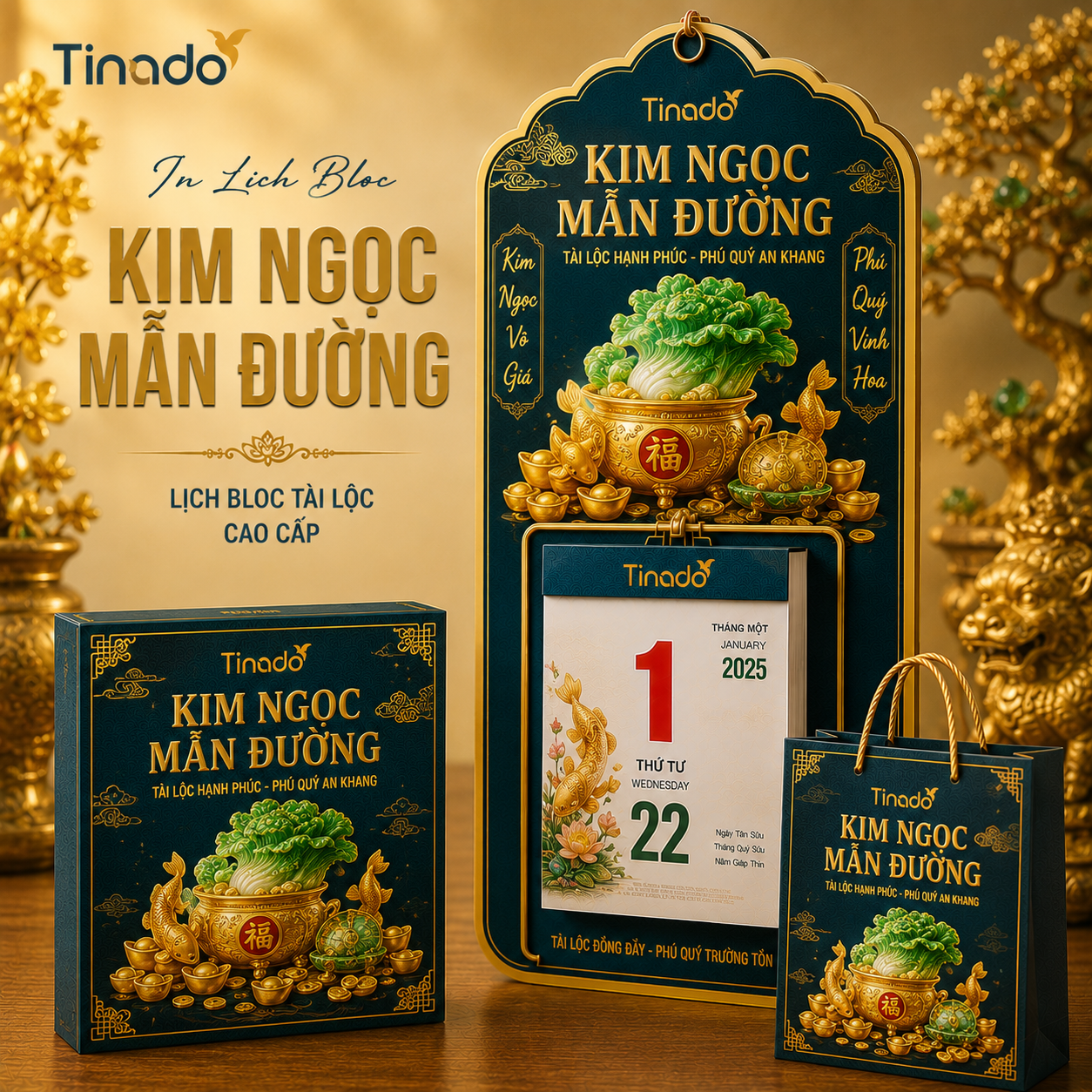 In Lịch Bloc Kim Ngọc Mãn Đường